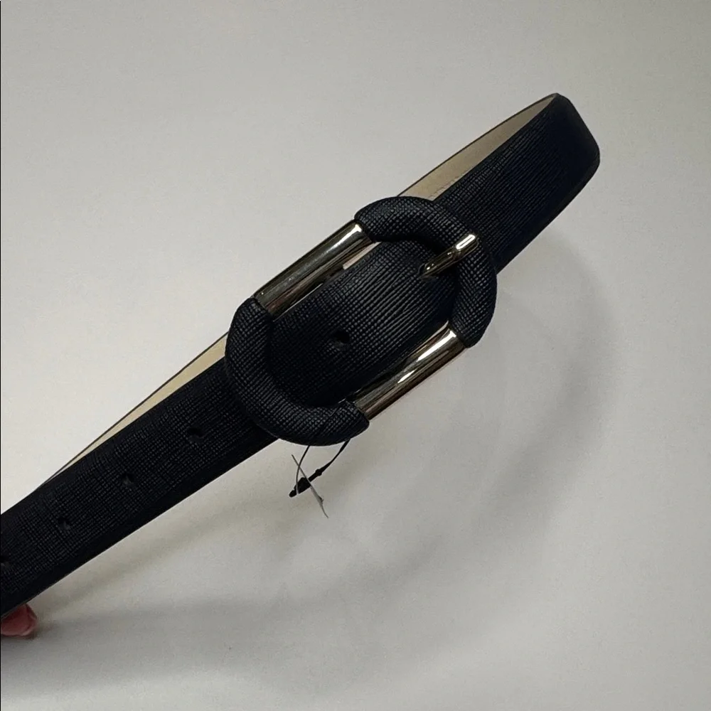 White House Black Market Navy Belt with  Buckle - Picture 5 of 6